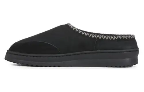 EMU Australia Leather Closed Toe Slippers Women's Black