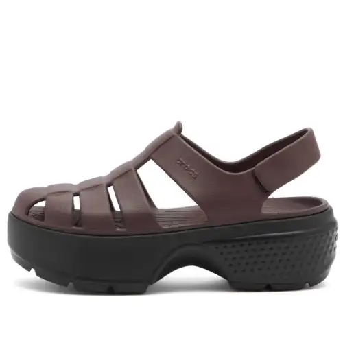 Crocs Roman Sandals 6.9cm Women's Coffee