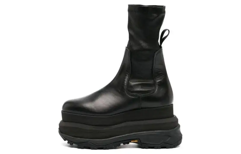 Sacai Stretch Ankle Boots Women's Black