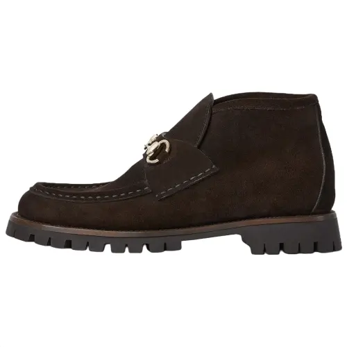 GUCCI Women's Horsebit Ankle Boot 'Dark Brown' Women's