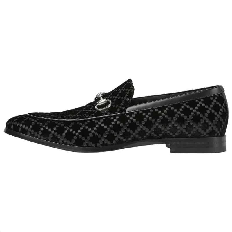Gucci Loafer Horsebit 'Black Check Motif'