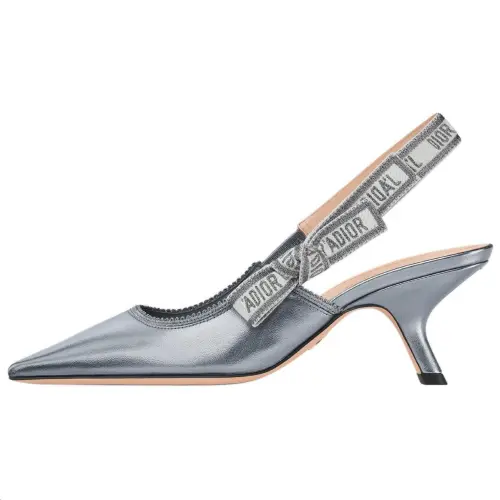DIOR J'Adior Slim Heel High Heels 6.5cm Women's Silver