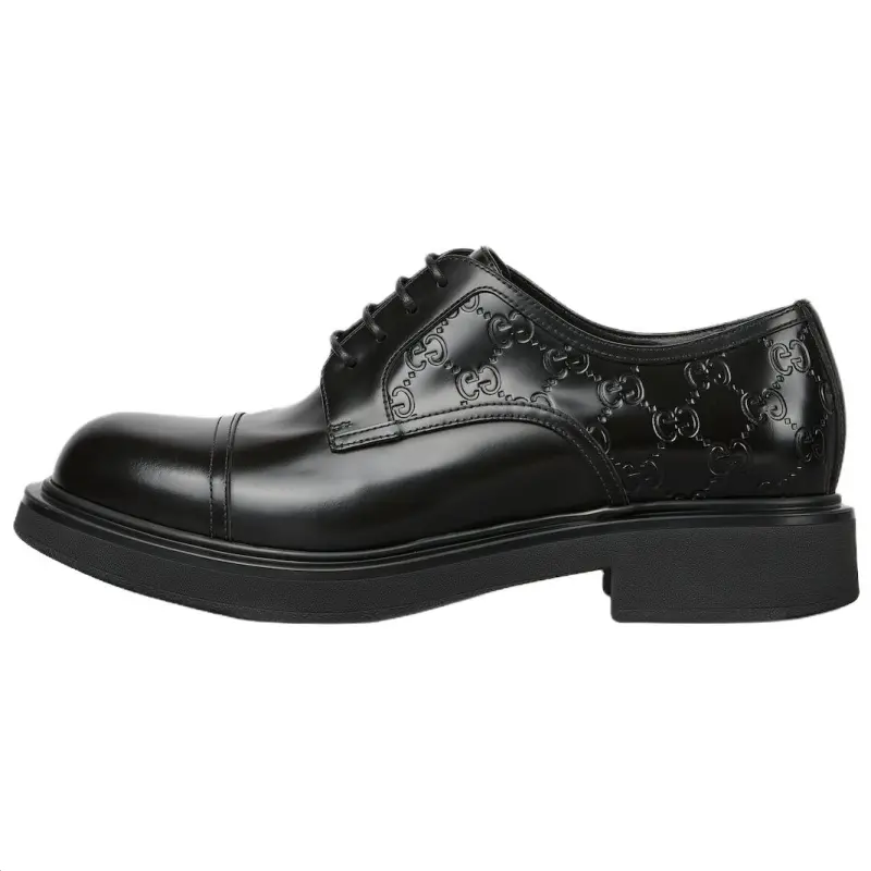 GUCCI GG Casual Shoes 2cm Men's Black