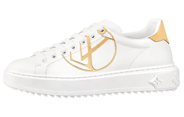 LOUIS VUITTON Lv Time Out Sneakers 'White Gold' Women's