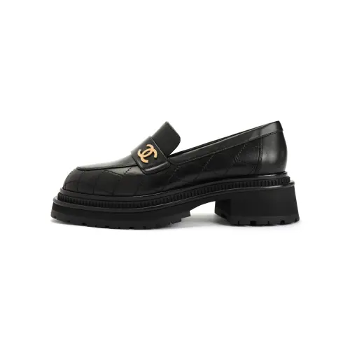CHANEL Loafers Women's Black