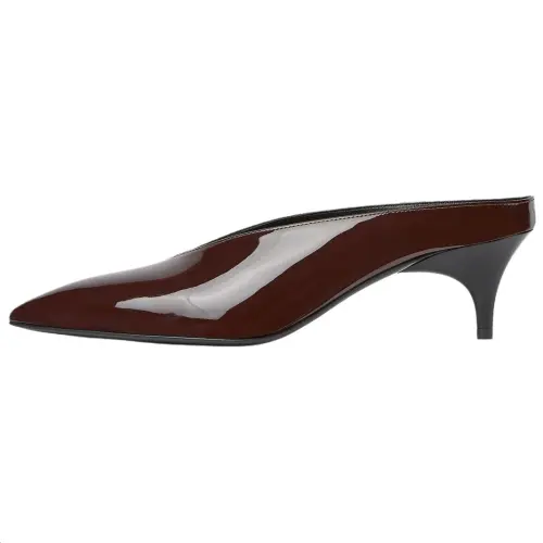 GUCCI Closed Toe Slippers 5.5cm Women's Red