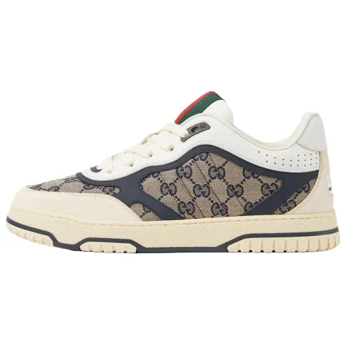 Gucci Re-Web Sneaker 'GG Canvas - Beige Ivory Blue'