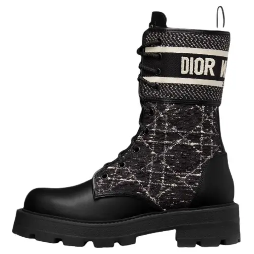 DIOR D Major Ankle Boots Women's Black