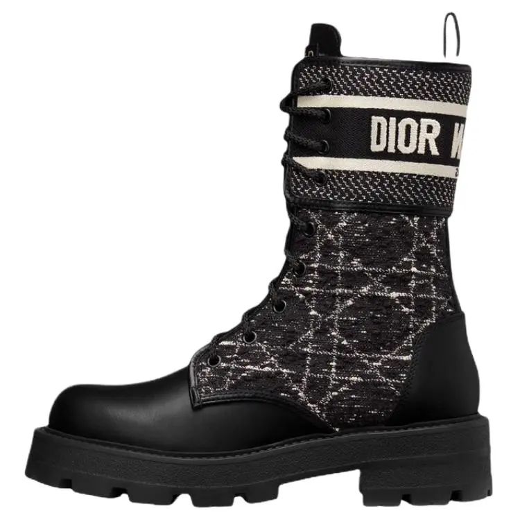DIOR D Major Ankle Boots Women's Black