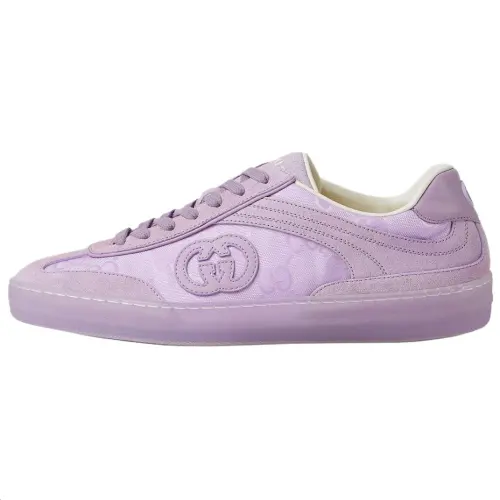 GUCCI G75 Low top Skateboard Shoes Women's Purple