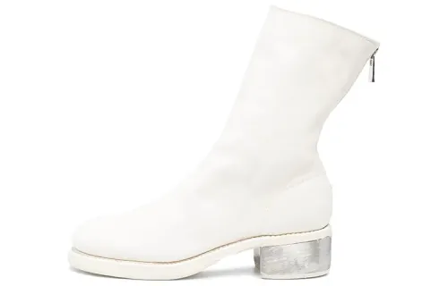 GUIDI Zip-fastening Leather Boots