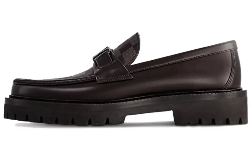 LOUIS VUITTON Major Loafers Men's Brown