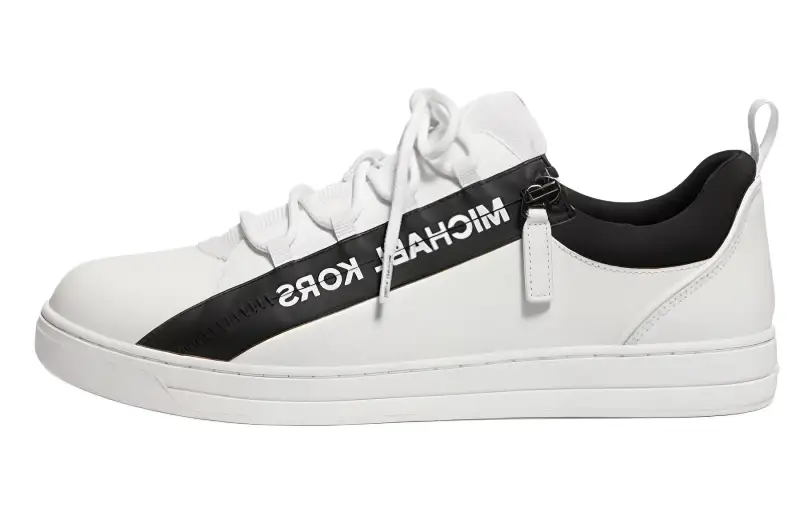 Michael Kors logo-print zip-detailed sneakers