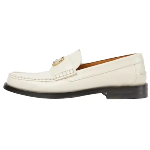 GUCCI Loafers Women's White