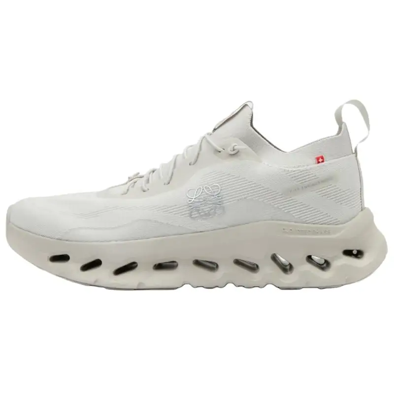 On x LOEWE Cloudtilt Fabric Low top Casual Shoes Men's White