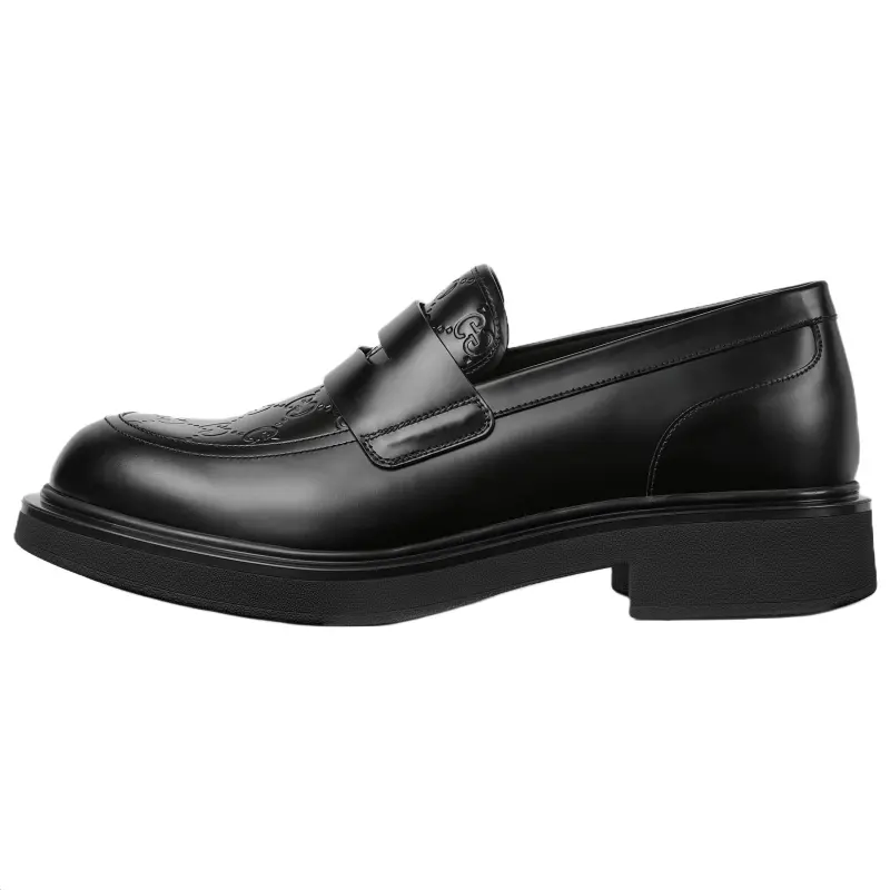 GUCCI GG Casual Shoes 2cm Men's Black
