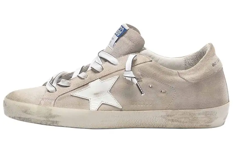 Golden Goose Super Star Skateboard Shoes Women's Low Top Ecru