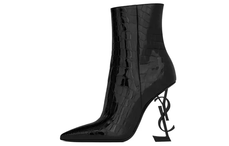 SAINT LAURENT Ankle Boots 11cm Women's Black