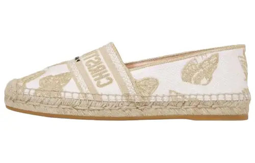 DIOR Granville Comfortable Round Toe Espadrilles Women's Gold