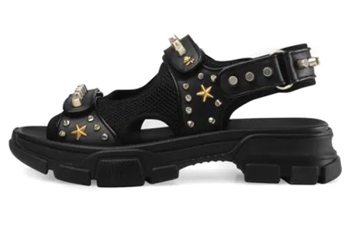 GUCCI Beach Sandals Men's Black