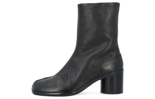 Maison Margiela Cow Leather Ankle Boots Women's Black