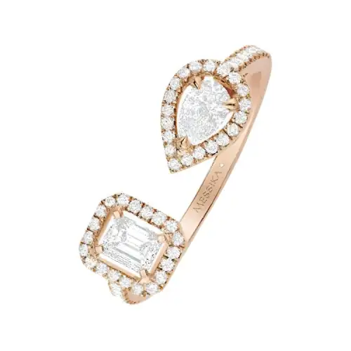 MESSIKA Rose Gold With Diamond Rings Women's