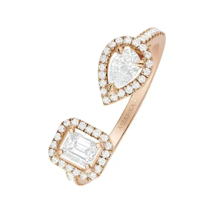 MESSIKA Rose Gold With Diamond Rings Women's