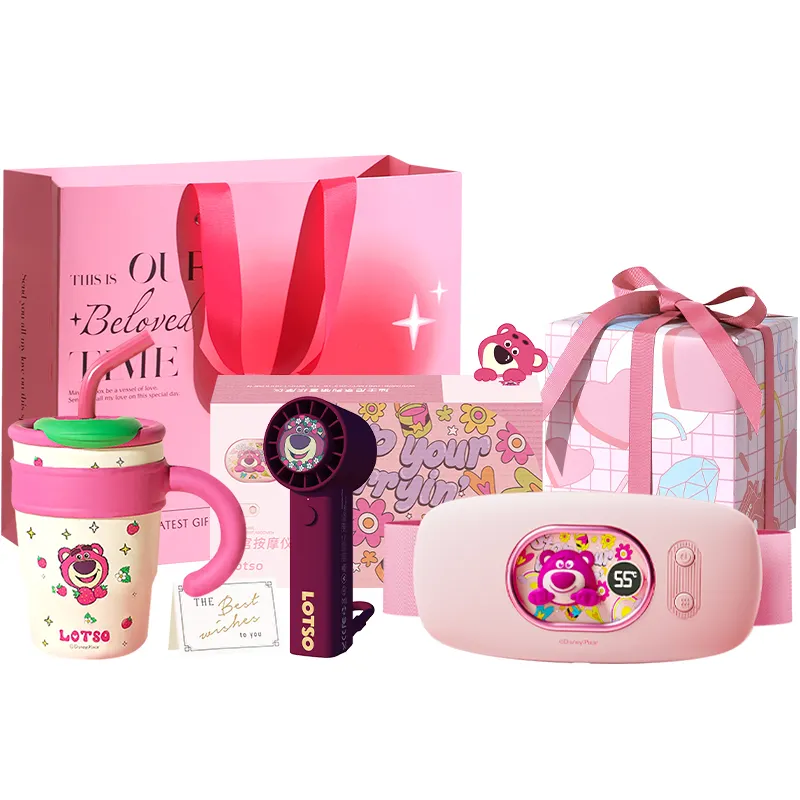 Disney Disney, belt, fast children's hand warmer for friend, straw, glass, set, gift box, with LED display, temperature control