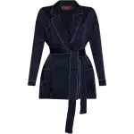 GUCCI Monogrammed Tied Waist Jacket