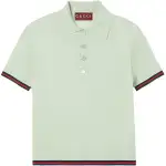 GUCCI Extra Fine Cashmere Silk Polo Top
