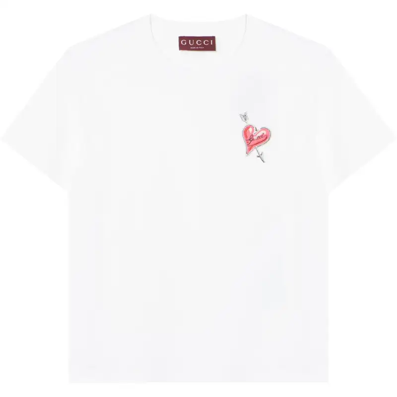 GUCCI Cotton Jersey T shirt With Patch