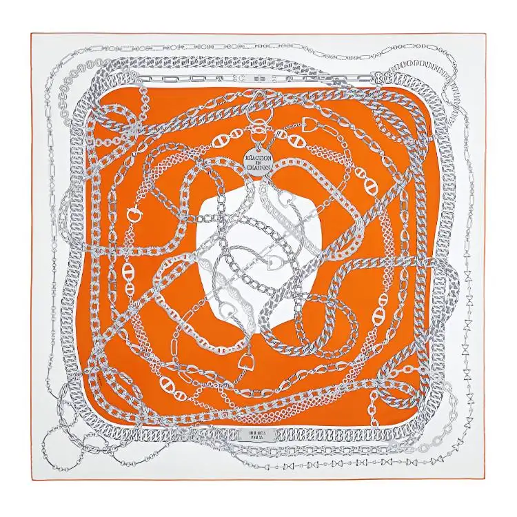 HERMES Scarves Women's Orange