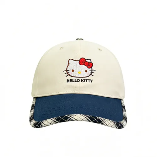 Sanrio Sanrio, hello kitty, Hello Kitty, base fresh cute accessory to go out, universal baseball cap for men and women, for beloved