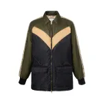 GUCCI Jackets Men's Army Green Lapel Moderate Other
