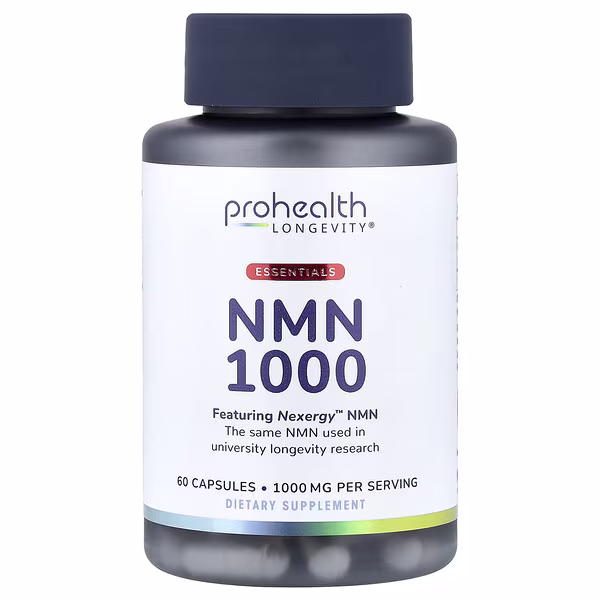 ProHealth Longevity, Essentials, NMN 1000, 60 капсул (500 мг per капсул)