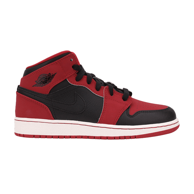 Air Jordan 1 Retro Mid GS 'Gym Red Black'