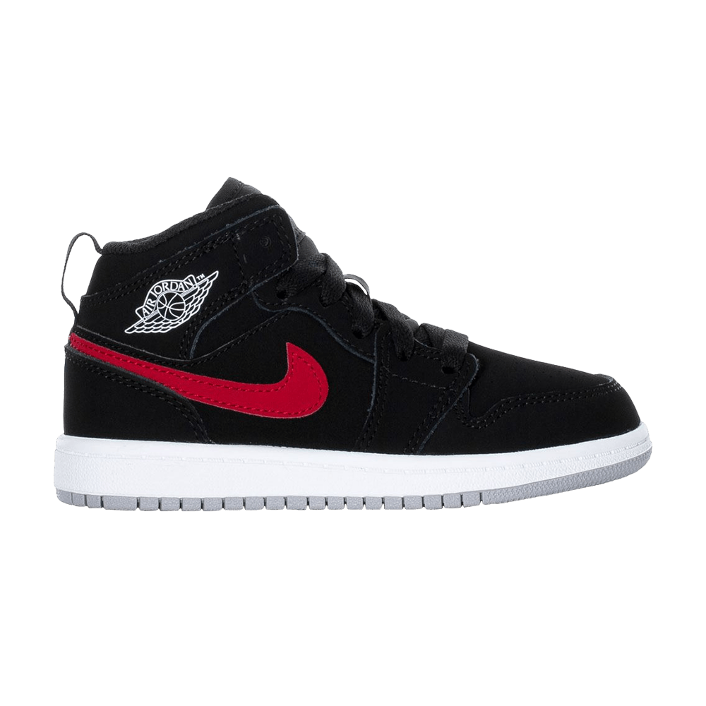 Air Jordan 1 Retro Mid PS 'Black University Red'