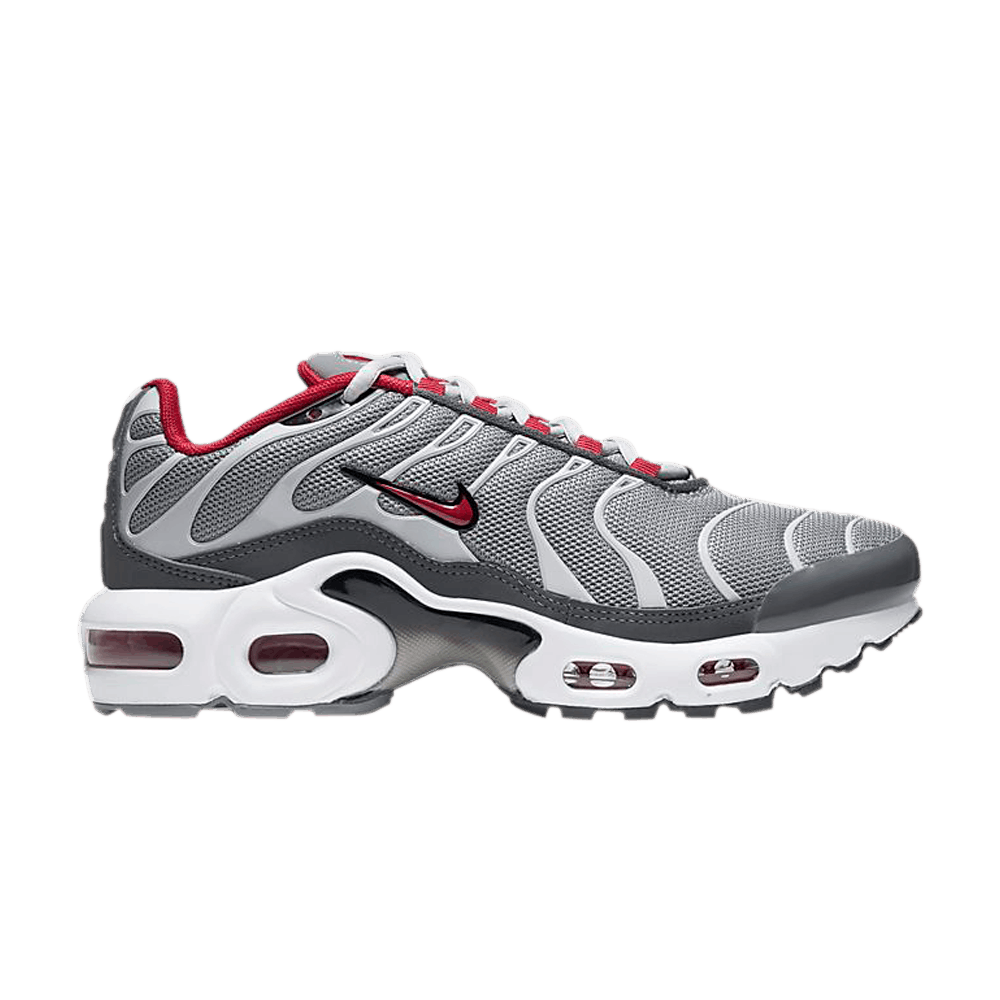 Nike Air Max Plus GS 'Particle Grey University Red'