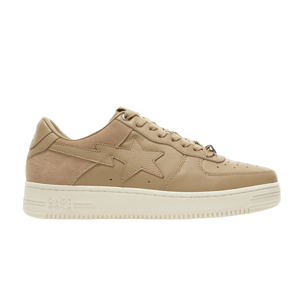 Bapesta Low 'Suede Heel - Beige'