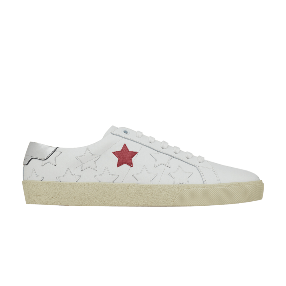 Saint Laurent Wmns Court Classic SL/06 Low 'White Pink Stars'