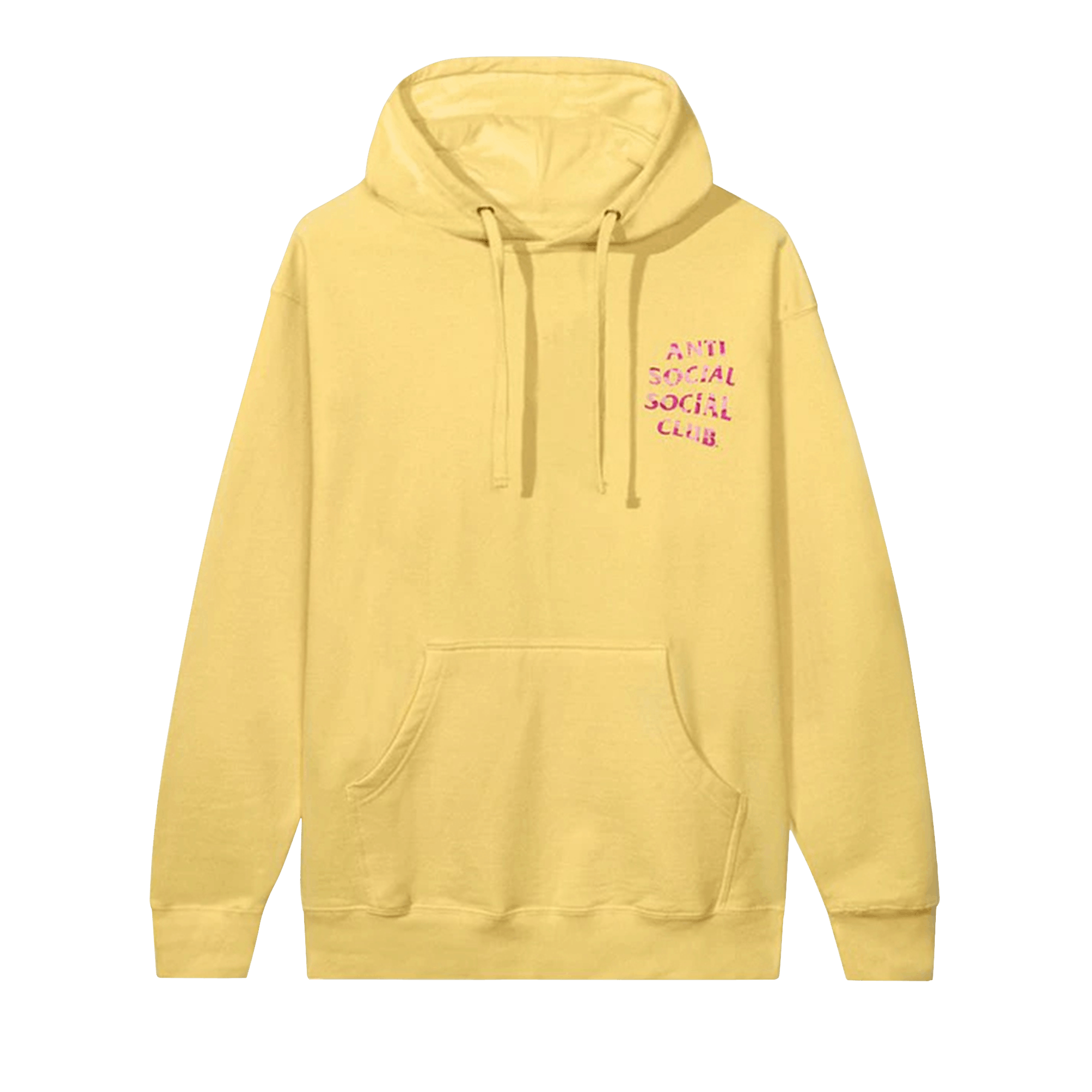 Anti Social Social Club Plain Sight Hoodie 'Yellow'
