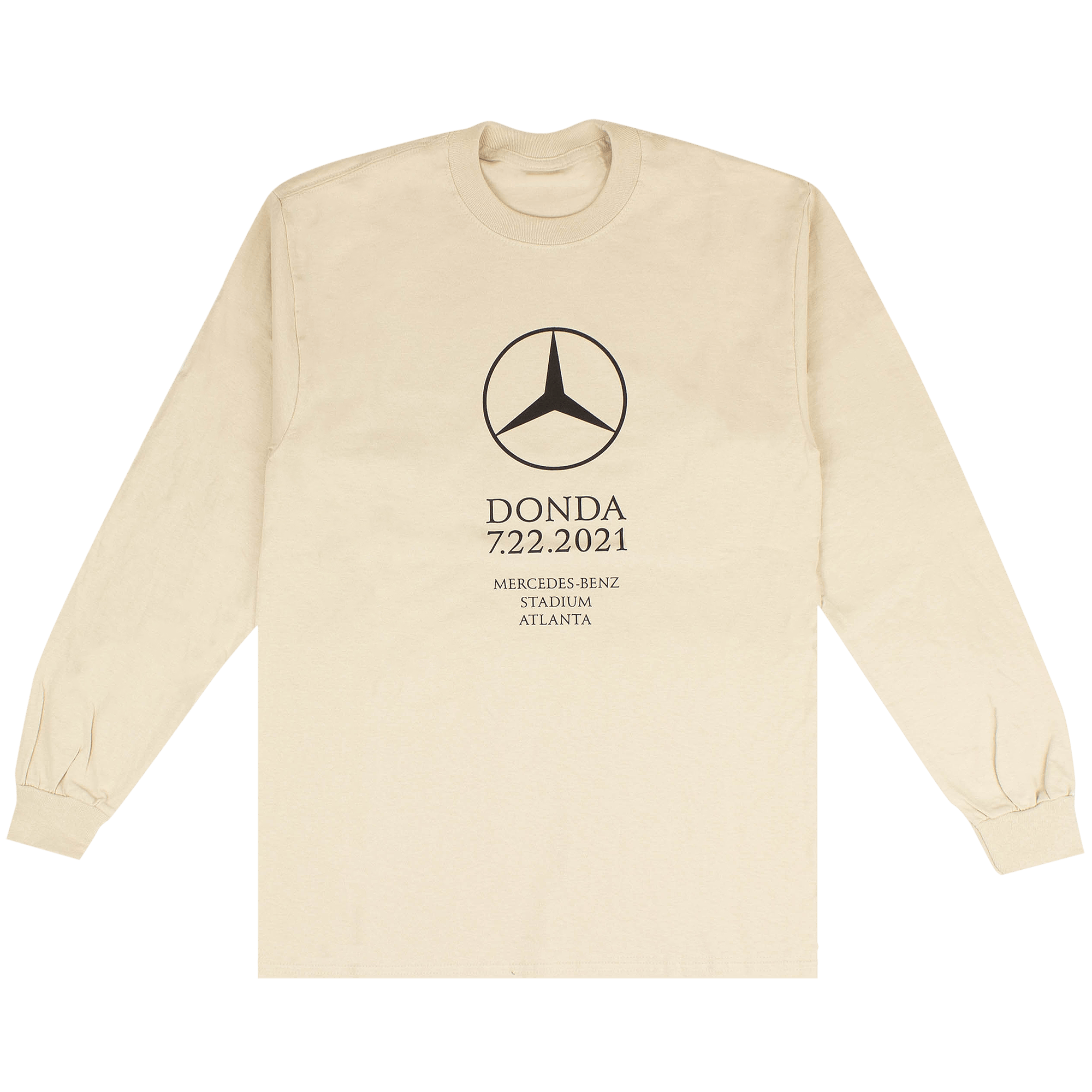 Kanye West DONDA Listening Party Long-Sleeve Tee 'Beige'