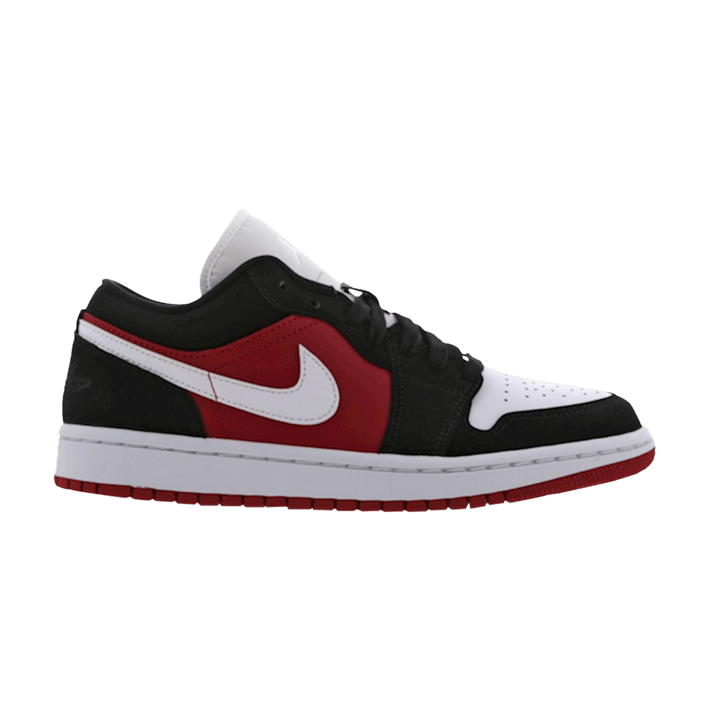 Wmns Air Jordan 1 Low 'Black White Gym Red'