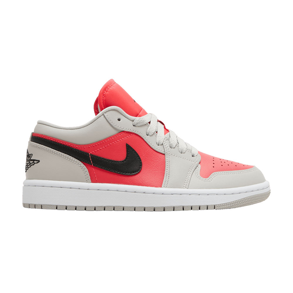 Wmns Air Jordan 1 Low 'Light Iron Ore Siren Red'