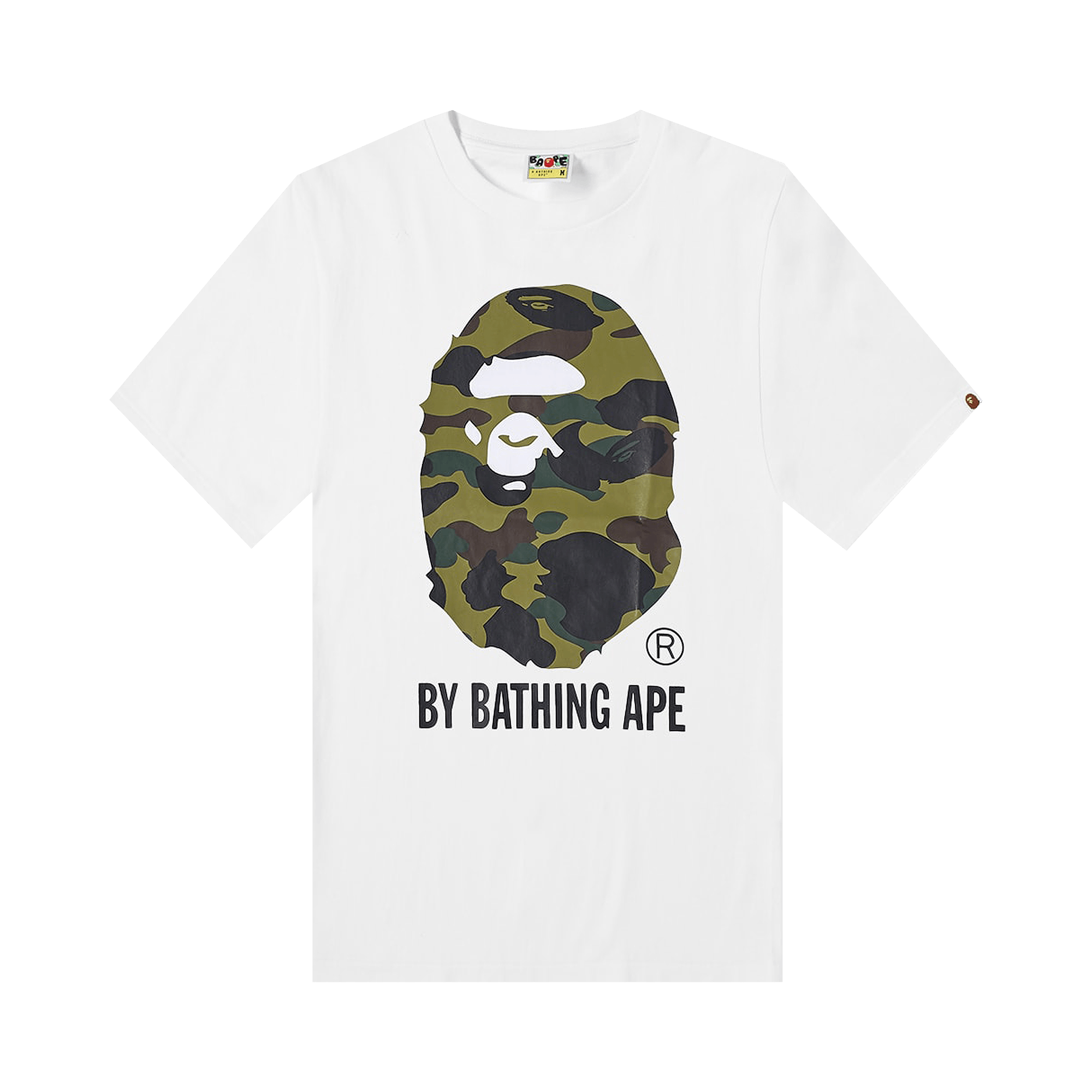 BAPE 1st Camo By Bathing Ape Tee 'White/Green'