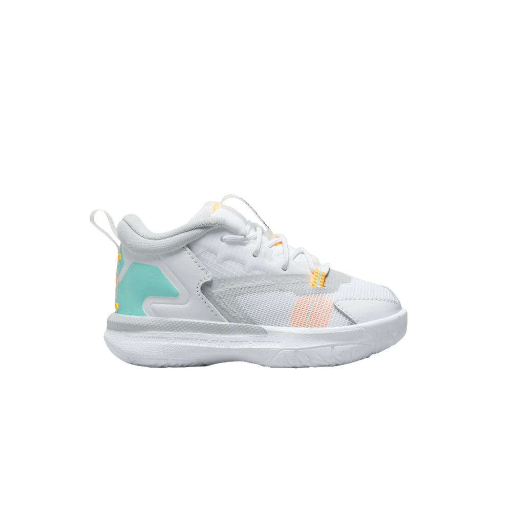 Air Jordan Zion 1 TD 'White Dynamic Turquoise'