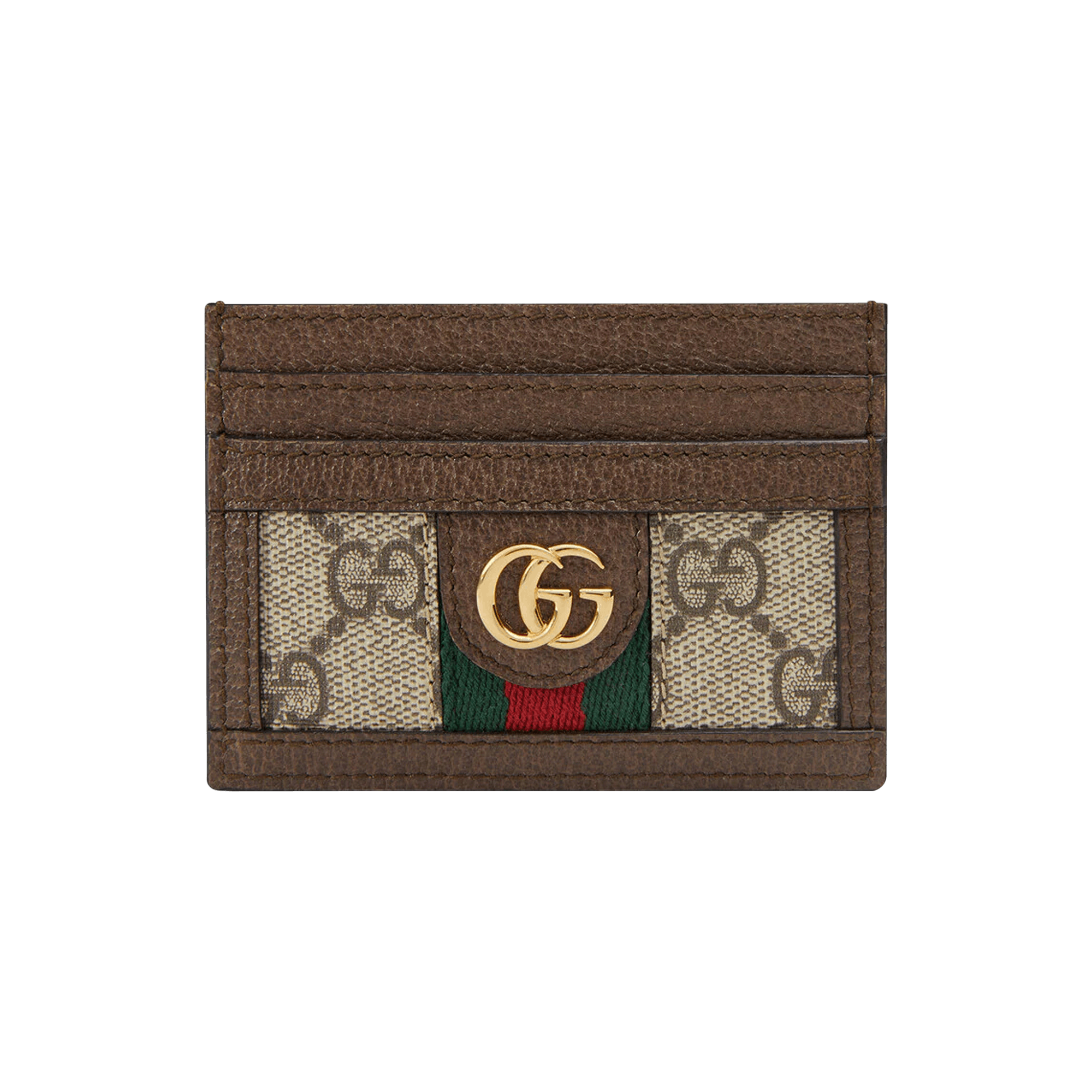 Gucci GG Supreme Ophidia Large Card Case 'Beige/Ebony'