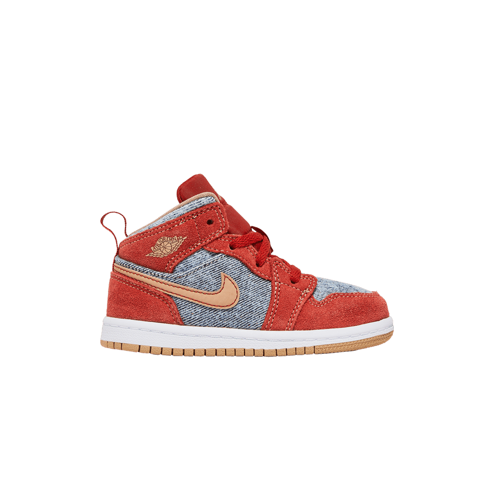 Air Jordan 1 Mid SE TD 'Denim Red'