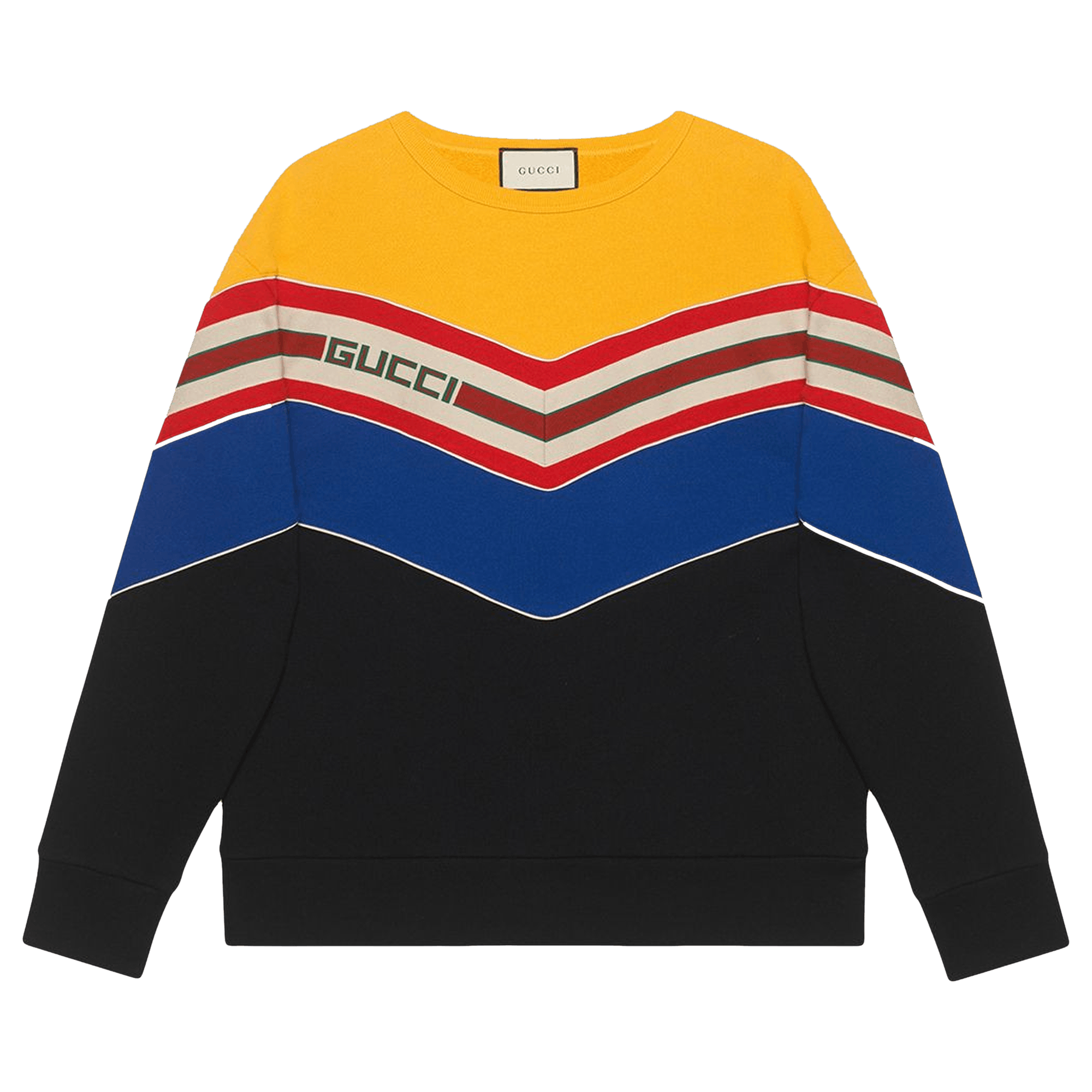 Gucci Chevron Stripe Sweatshirt 'Multicolor'