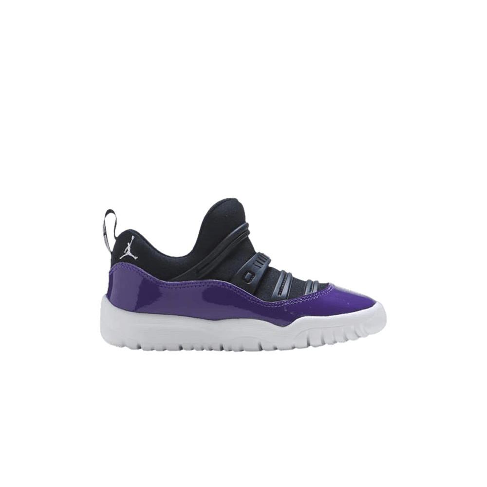 Air Jordan 11 Retro Little Flex TD 'Black Court Purple'